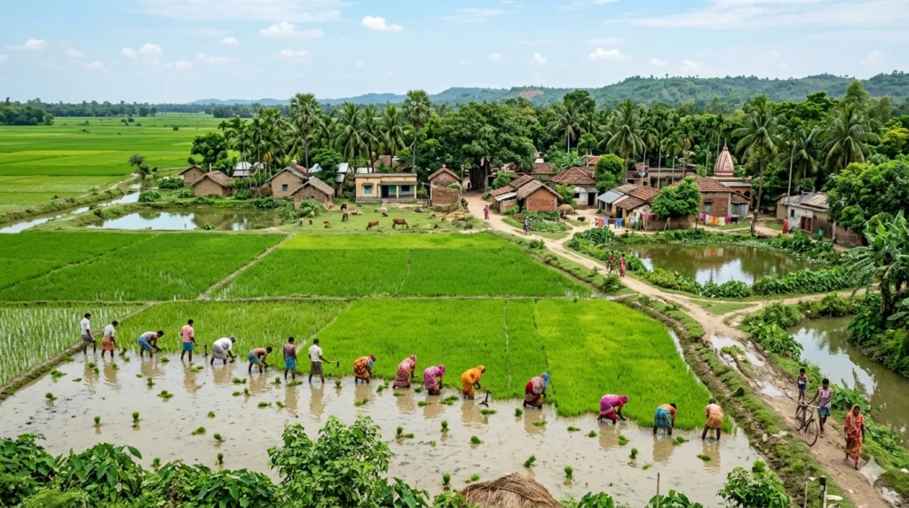 গ্রামীণ বসতি কী এবং এর সামগ্রিক চিত্র